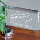 Confirmation Sponsor Keepsake